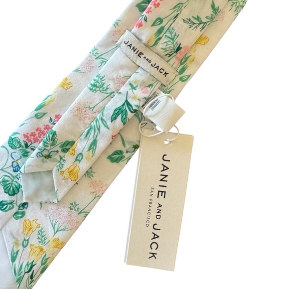 Janie and Jack Multicolored Floral Necktie Boys Size 6+ NWT - Picture 4 of 5